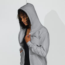 Load image into Gallery viewer, Grey Zip Hoodie